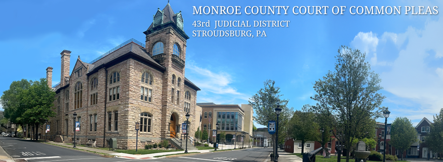 Photo of Monroe County Courthouse located in Stroudsburg PA.